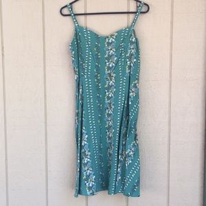 Old Navy teal sundress, L. New with tags